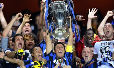 Zanetti celebra Milito e Lautaro