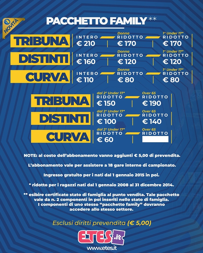 Abbonamenti Cerignola