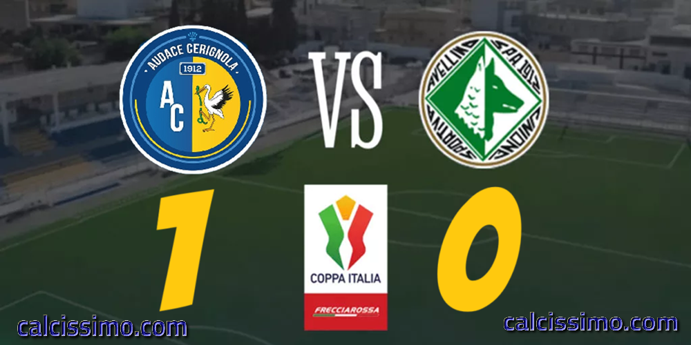 Coppa Italia Frecciarossa - Cerignola-Avellino 1-0