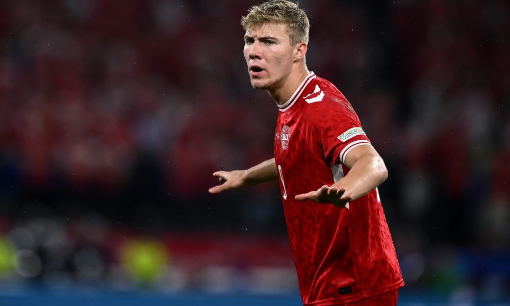 Le prime parole di Hojlund