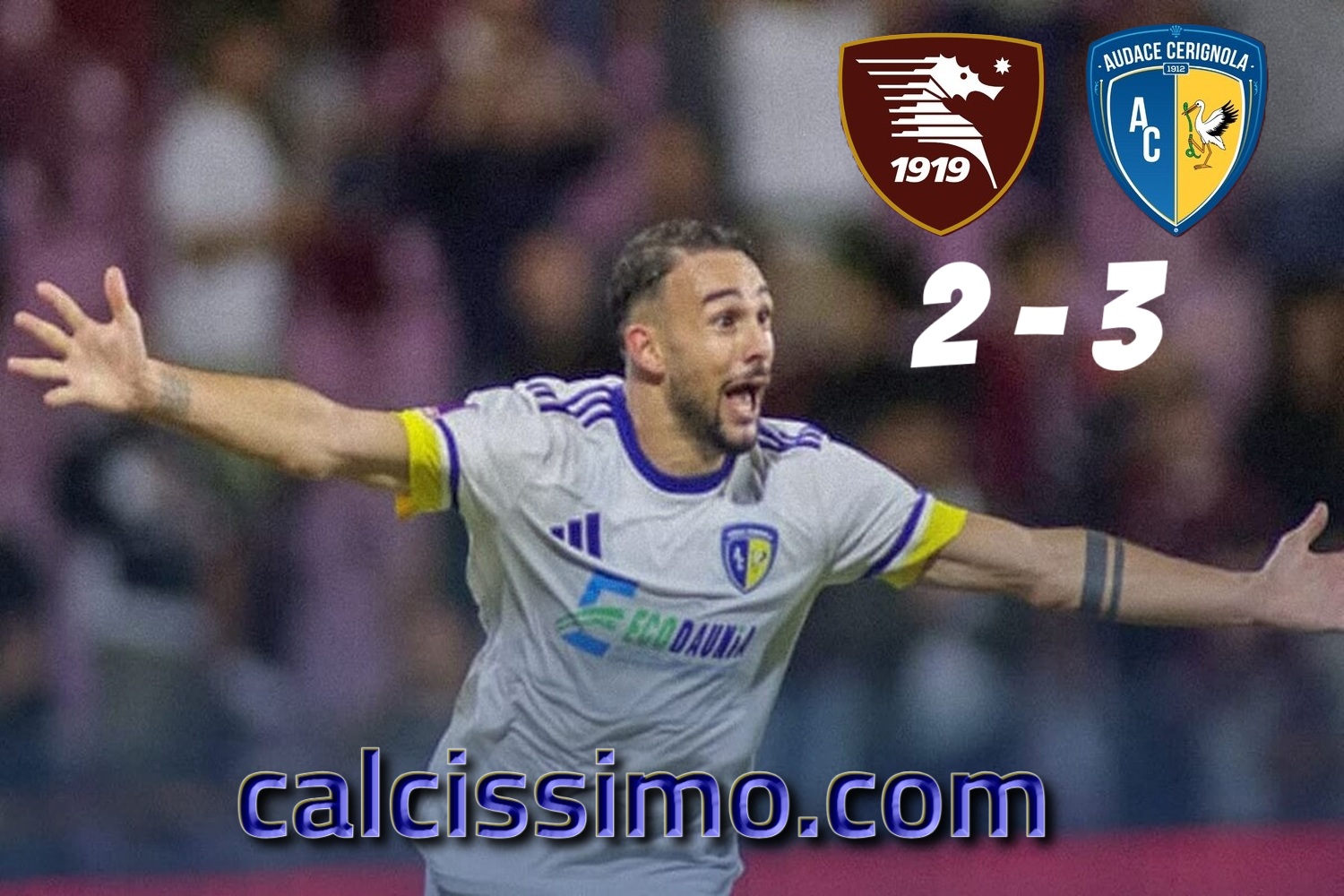 Salernitana-Cerignola 2-3