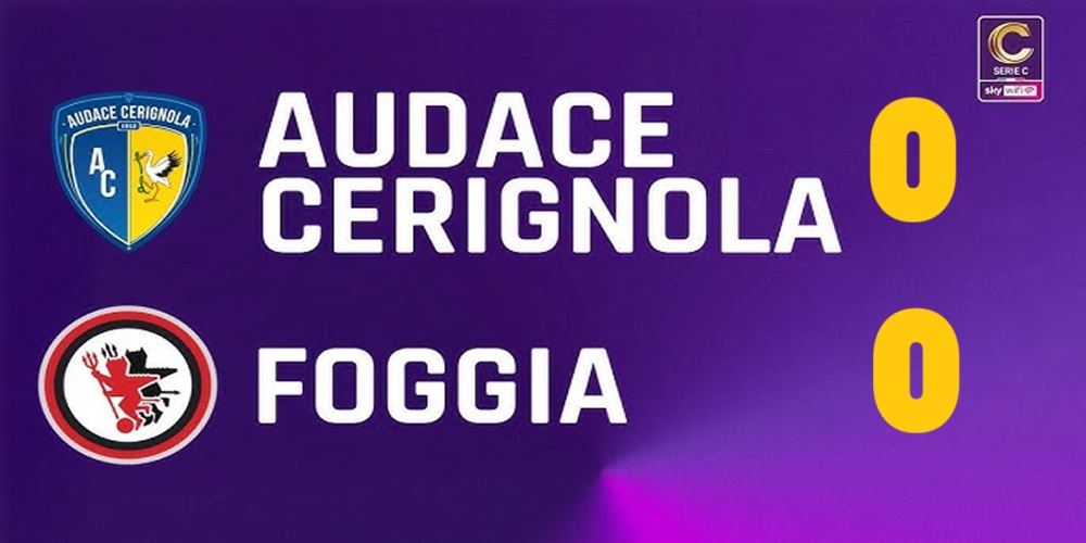 Cerignola-Foggia 0-0