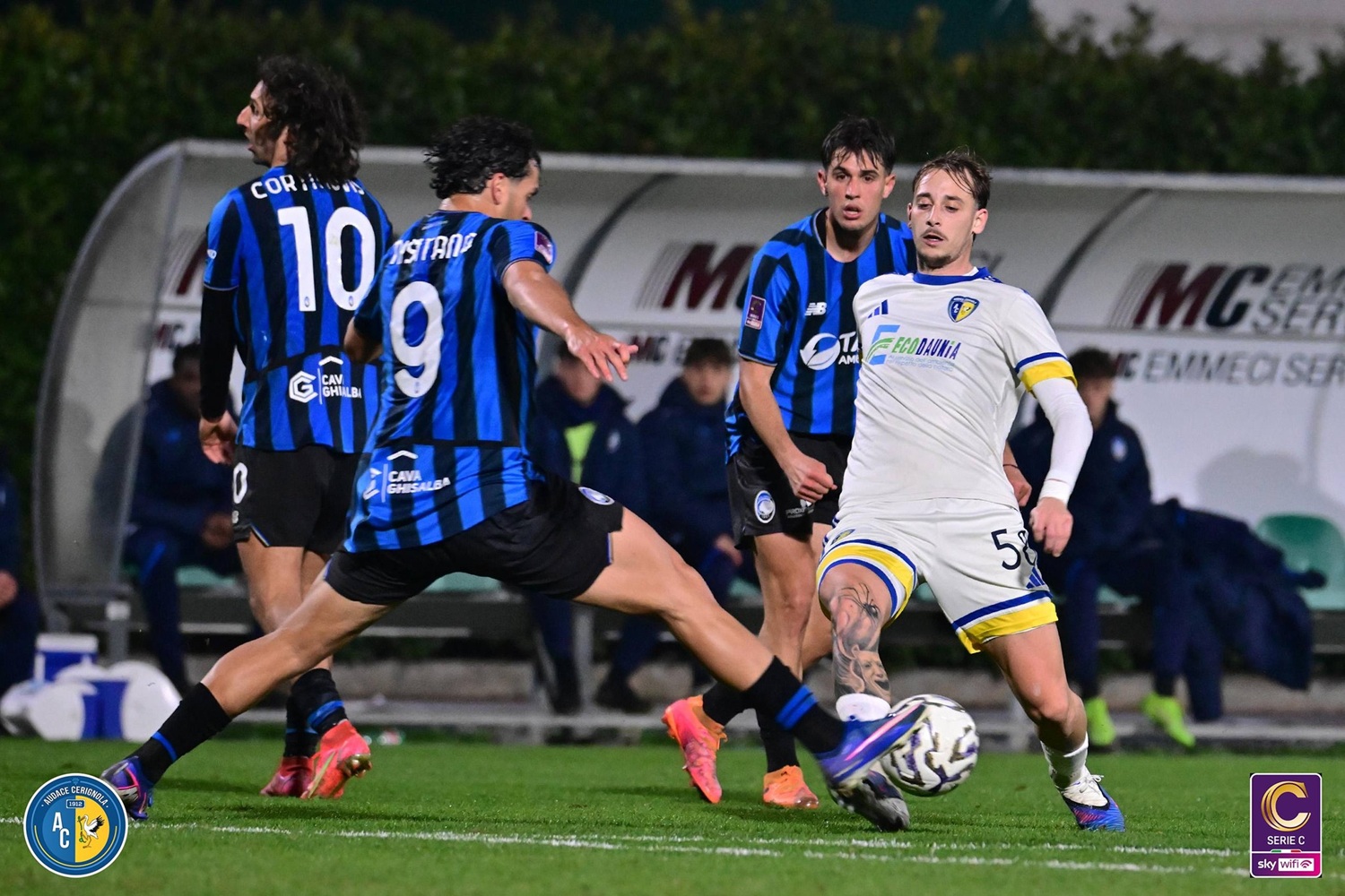 Autorete Atalanta-Cerignola 3-2