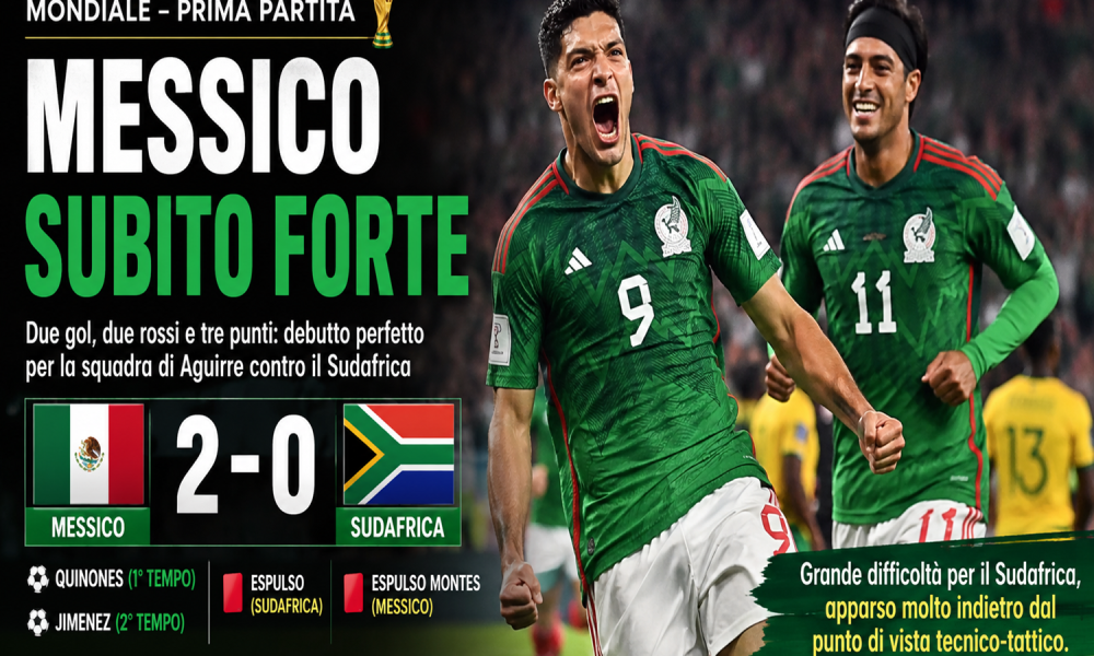 Messico- Sudafrica 2-0